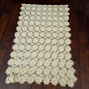 Vintage Lace Table Runner Extra Long 90 Inches